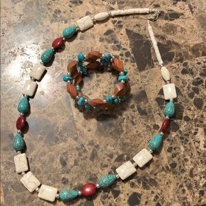 Necklace and bracelet